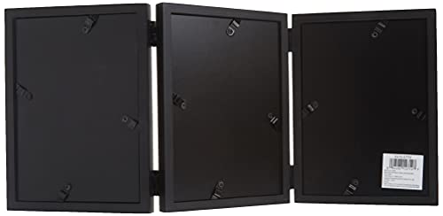Malden International Designs Classic Concepts Vertical Black Wood Picture Frame, 3 Option, 3-5x7, Black - Image 3