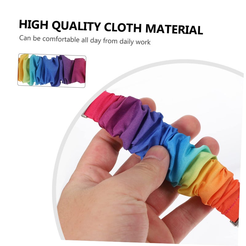 Scrunchie Wristband For Sense Watch Assorted Colors Easy Install Comfortable Casual Wear - Image 3
