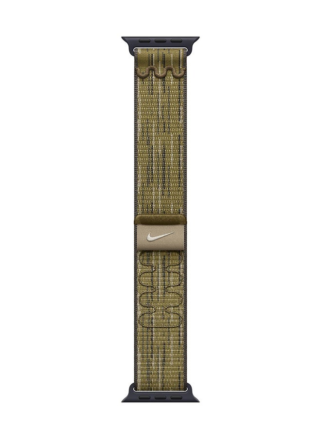 Apple 46MM GreenGrey Nike Sport Loop Green/Grey - Image 1