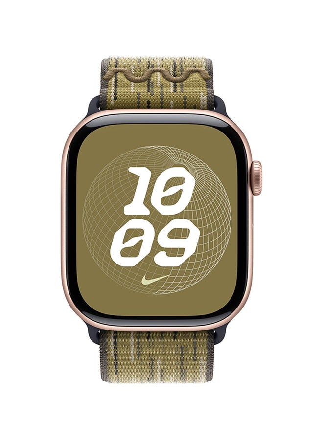 Apple 46MM GreenGrey Nike Sport Loop Green/Grey - Image 2