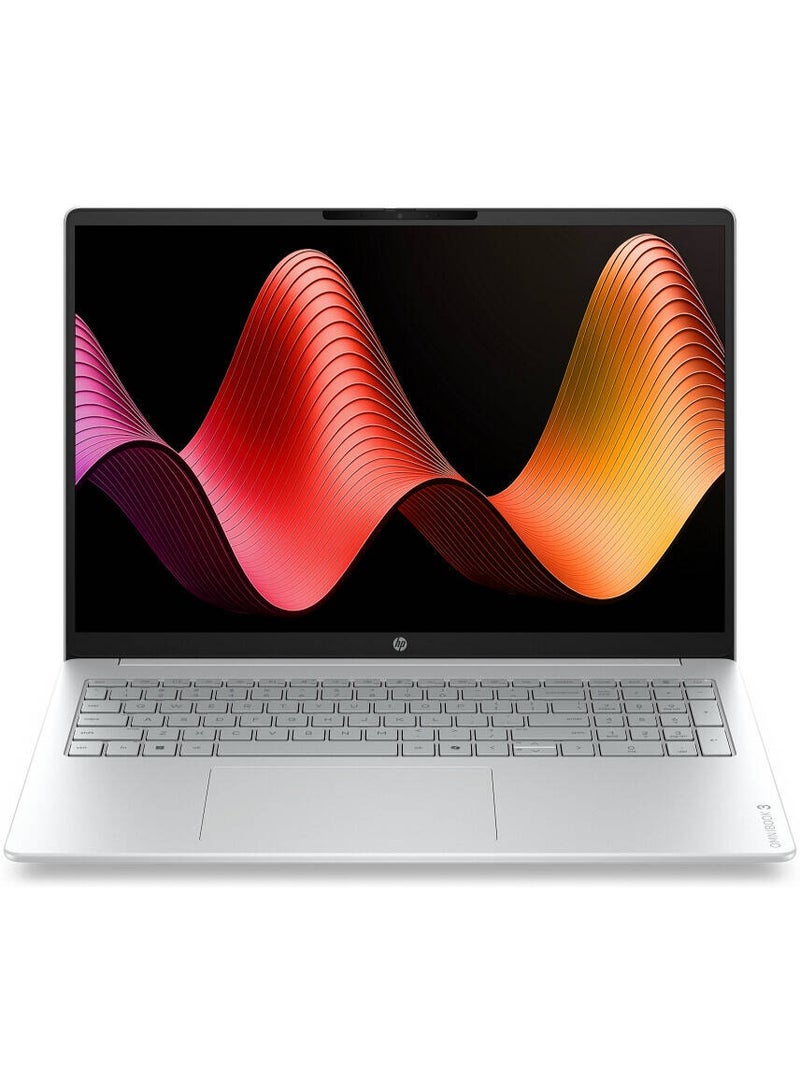 HP OmniBook 3 16-by0205dx Laptop, 16" 2K Touch Display, AMD Ryzen 5 40, 16GB RAM, 256GB SSD, Windows 11 English Silver - Image 1