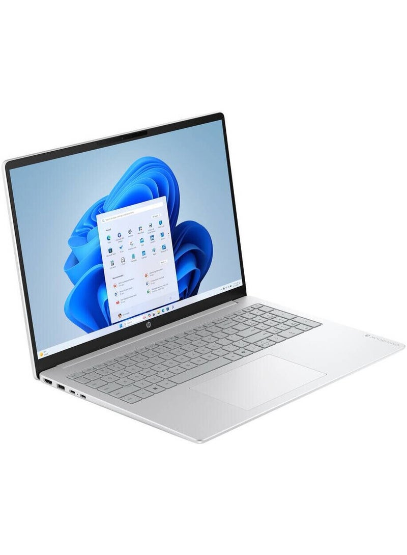 HP OmniBook 3 16-by0205dx Laptop, 16" 2K Touch Display, AMD Ryzen 5 40, 16GB RAM, 256GB SSD, Windows 11 English Silver - Image 2