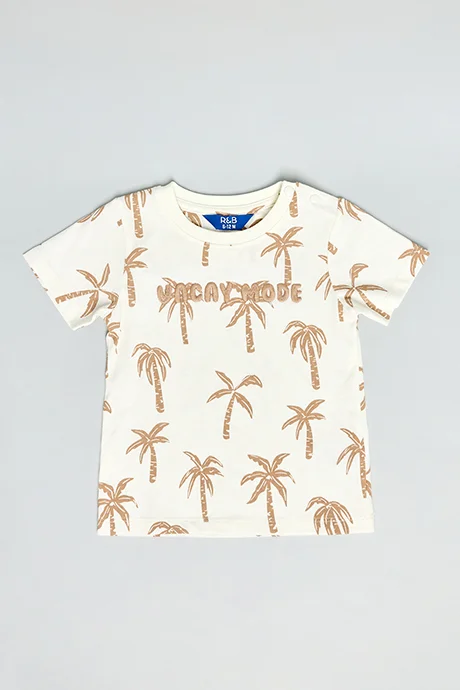 R&B Printed T-Shirt & Shorts Set