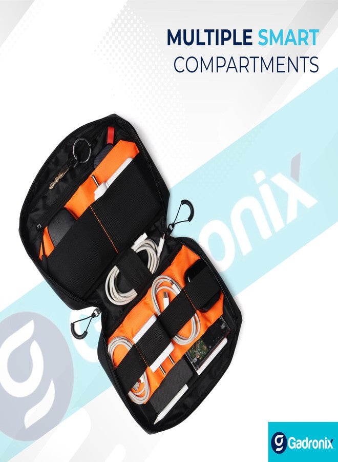 Gadronix Tech Organizer Pouch Pro: Waterproof Electronics Organizer Bag & Gadget Organizer Tech Bag - Travel Tech Pouch for Cables, Hard Drives & Accessories - Image 2