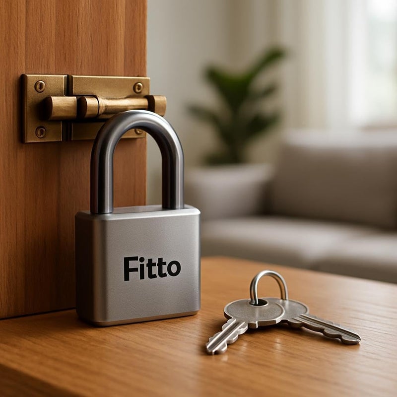 Fitto GDO-30MM Padlock with Key for Secure Locking Solutions - Image 2