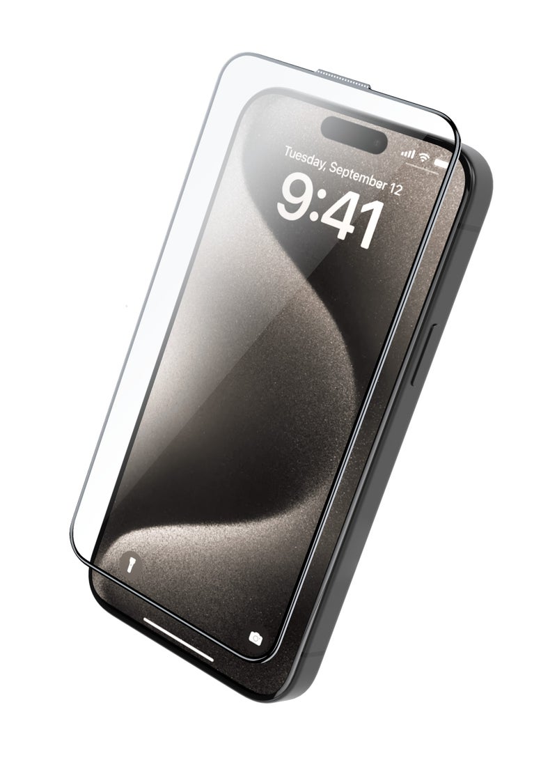 froog iPhone 16 Plus Vista HD Glass Screen Protector /Anti Fingerprint/ Water Resistant / Scratch Resistant / Tempered Glass - Clear - Image 1