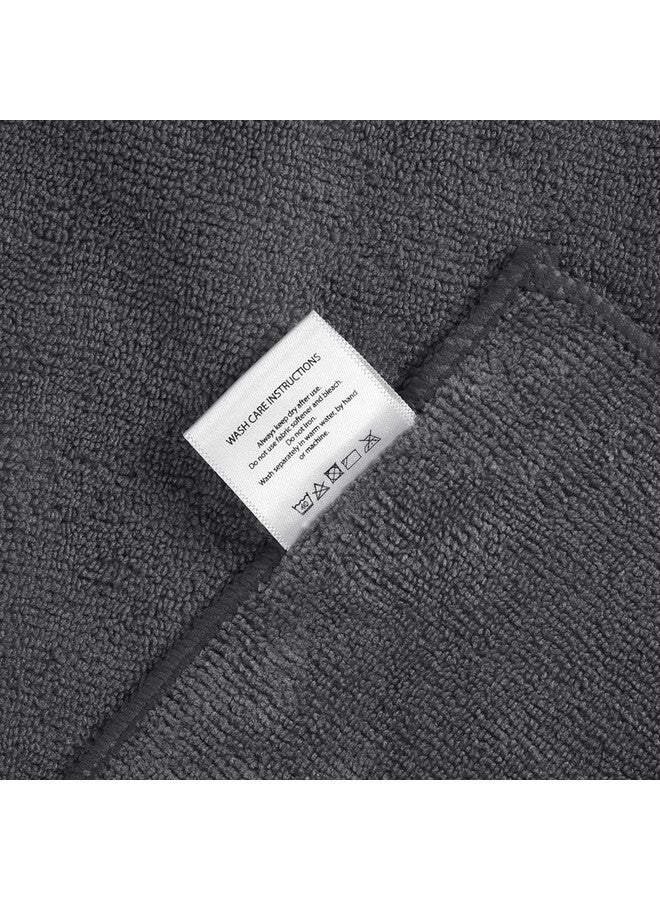 Wakefit Microfiber Towel | 350 GSM | Bath Towel, Microfiber Towels for Bath, Towel for Women, Towels for Bath Men, Gym Towel for Men Workout, Hand Towels 60x120 cm (Rock Gray, Set of 1) - Image 5