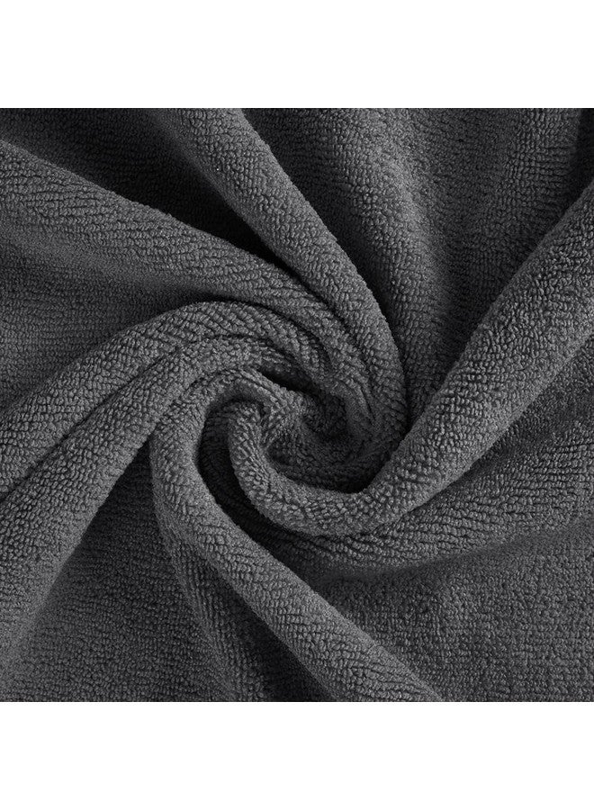 Wakefit Microfiber Towel | 350 GSM | Bath Towel, Microfiber Towels for Bath, Towel for Women, Towels for Bath Men, Gym Towel for Men Workout, Hand Towels 60x120 cm (Rock Gray, Set of 1) - Image 4