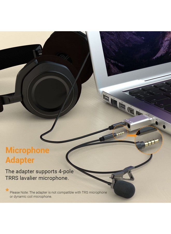 Cubilux Usb A To Dual Headphone Splitter With Dac Usb To Double 3.5Mm Stereo Audio Adapter Usb To 2X 1 8 Aux Splitter Compatible With Lenovo Hp Dell Asus Computer Laptop Pc - Image 4