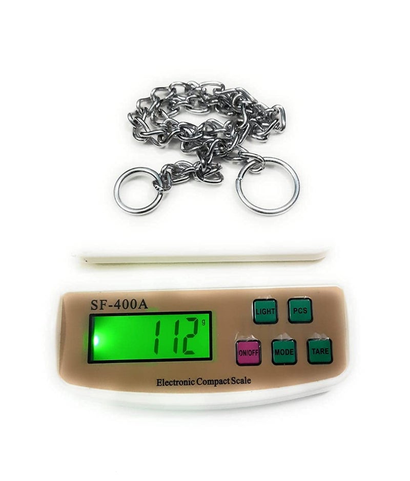 AURORA Aurora Steel Chain for lock Gate Cycle Bike 23 inch with 50 mm Round Steel Padlock Four keys Silver SCP23 - Image 3