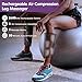 QUINEAR Rechargeable Leg Massager for Circulation and Pain Relief Cordless Air Leg Compression System Calf Massager Gift for Mom Dad Women Men FSAHSAEligible - Image 4