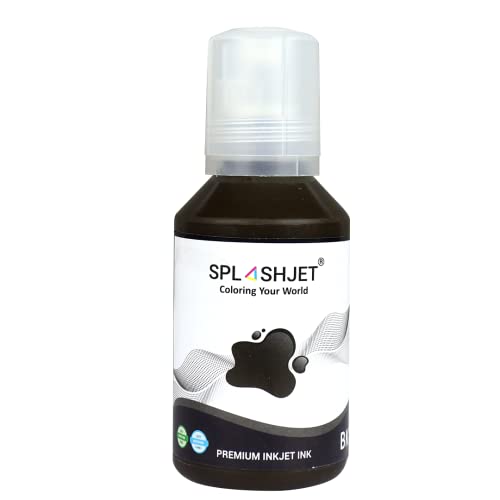 Splashjet T03Y Compatible Refill Ink for Epson L4150, L4160, L6160, L6170, L6190 Printer - Compatible Ink Bottle for Epson T03Y Ink Code (120gm x 1) Black Ink Bottle - 501848 - Image 2
