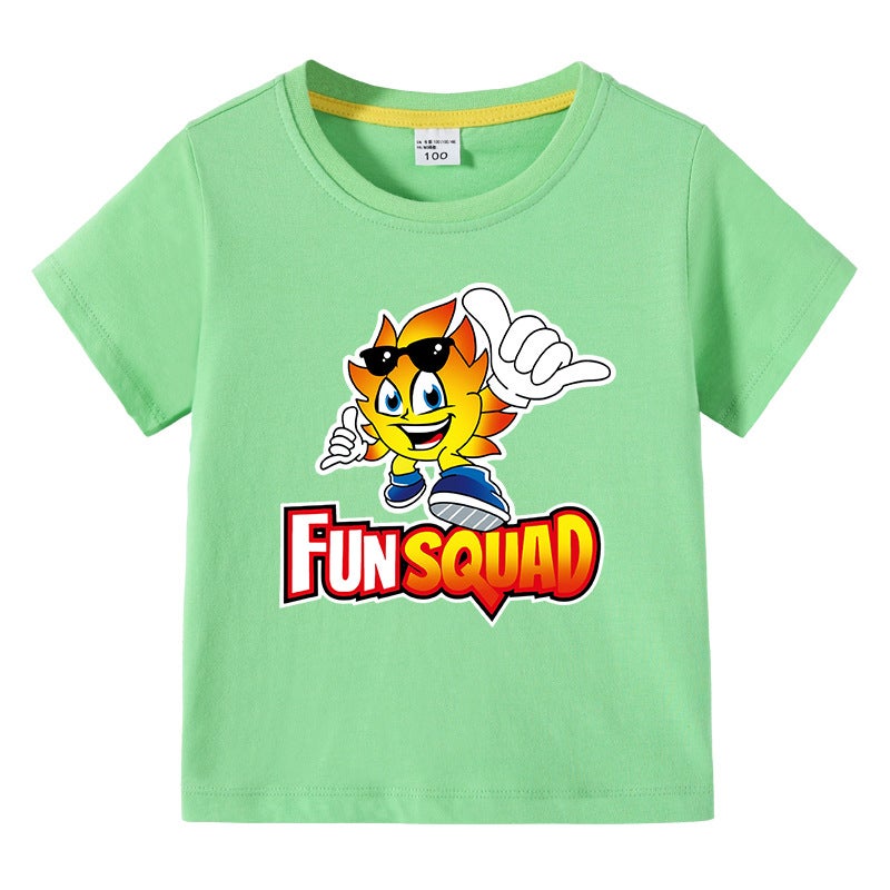 2023 New Children'S Wear Korean Style Children'S Summer Short-Sleeved T-Shirt Boys And Girls Baby Half-Sleeved T-Shirt Top Cotton - Image 5