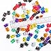 Odoorgames 100 Pcs Translucent Bear Counters Counting Animal Matching Games Color Sorting Toys Translucent Toys for Light Table Includes 11 Activity Cards - Image 4