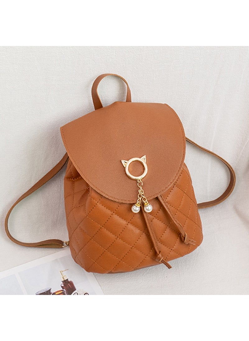 Mini Backpack 2022ladies bags foreign trade Womens bag wholesale girls small schoolbag casual small backpack Brown