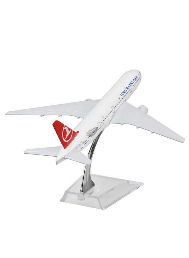 TOYTLE Turkish Airlines Boeing 777-300ER 16 cm Diecast Alloy Metal Aircraft Aeroplane Model - Image 3