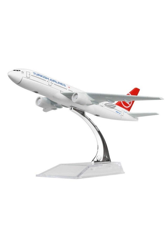 TOYTLE Turkish Airlines Boeing 777-300ER 16 cm Diecast Alloy Metal Aircraft Aeroplane Model - Image 5