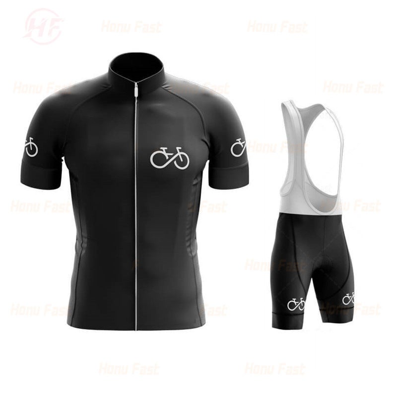 Men's Short Sleeve Cycling Jersey Set with Moisture Wicking (2021 New) - Image 1