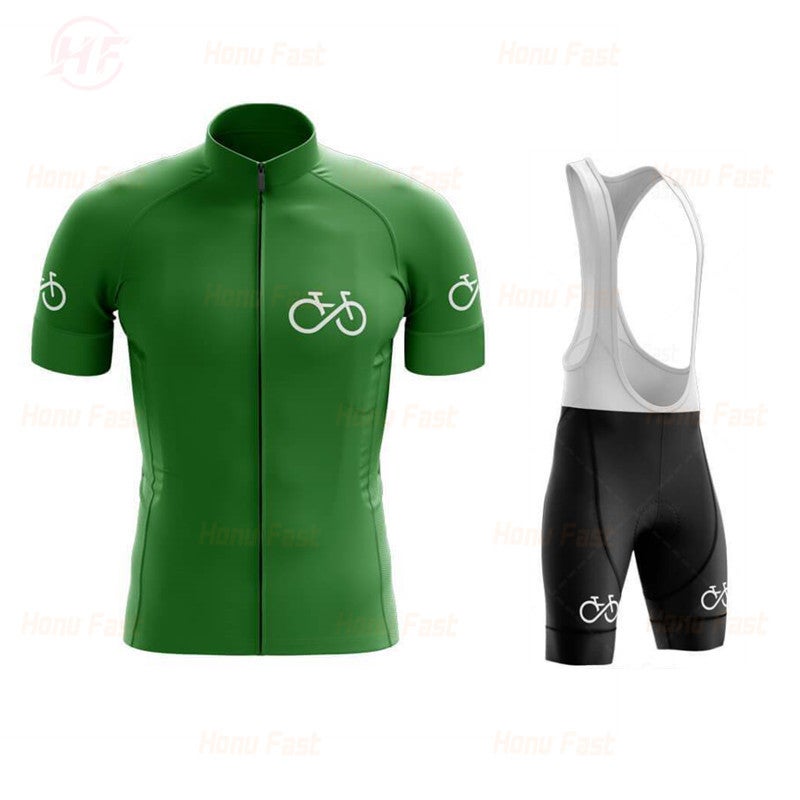 Men's Short Sleeve Cycling Jersey Set with Moisture Wicking (2021 New) - Image 4