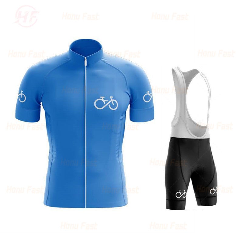 Men's Short Sleeve Cycling Jersey Set with Moisture Wicking (2021 New) - Image 3