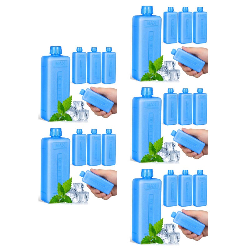 20 pcs Freezer Packs For Air Conditioner Fan Ice Blocks Cooler Freezer Packs Reusable - Image 4