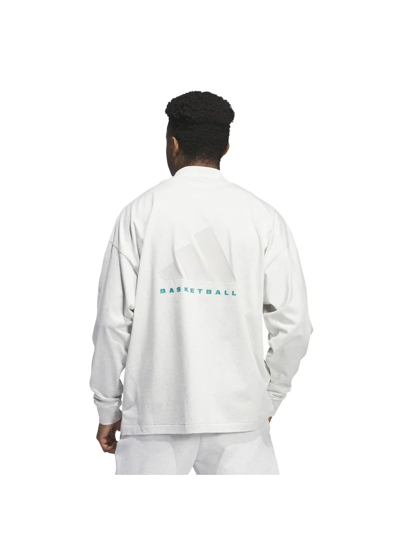 اديداس adidas ONE BB L/S TEE Grey Originals Unisex T-SHIRTS