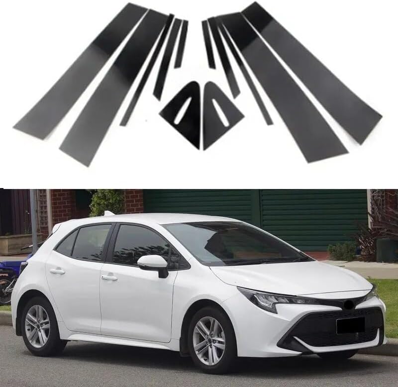 DEMULAX Car Pillar Posts Trim Stickers for Toyota Corolla E210 - Image 5