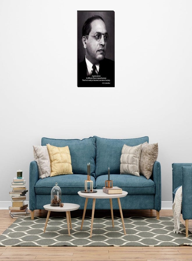 Masstone Dr Babasaheb Ambedkar Wall Painting | Ambedkar Paintings With Frame (12 x 18 Inch) | Ambedkar Paintings | Wall Painting for Living Room | Motivational Painting for Wall Decoration - Image 4