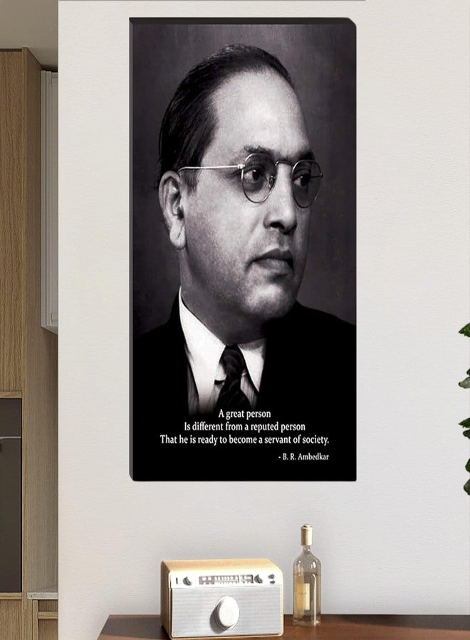 Masstone Dr Babasaheb Ambedkar Wall Painting | Ambedkar Paintings With Frame (12 x 18 Inch) | Ambedkar Paintings | Wall Painting for Living Room | Motivational Painting for Wall Decoration - Image 5