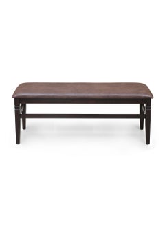 Home home by Nilkamal Fern 2 Seater Solid Wood Dining Bench in Erin Brown Finish  - Image 1