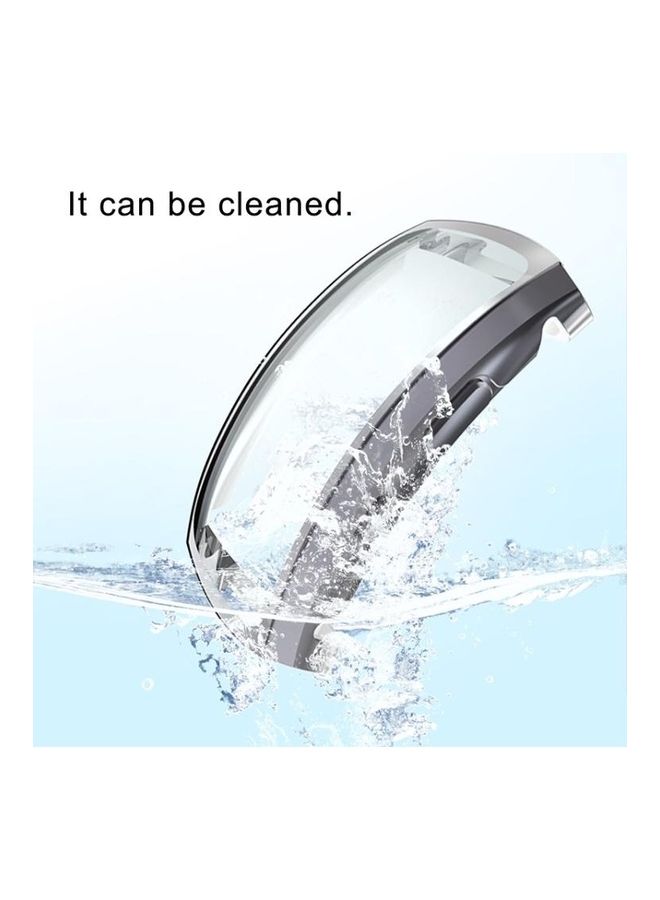 إسكدنيا For Samsung Gear Fit 2 Pro Full Coverage Plating TPU Watch Case Silver - Image 4