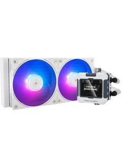 Frozen Warframe 240 White Argb 240MM Intel-Amd Compatible White Processor Liquid Cooler