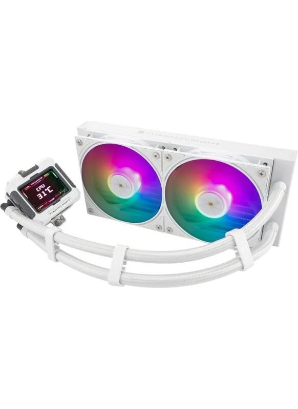 Thermalright - Frozen Warframe 240 White Argb 240MM Intel-Amd Compatible White Processor Liquid Cooler - Image 1