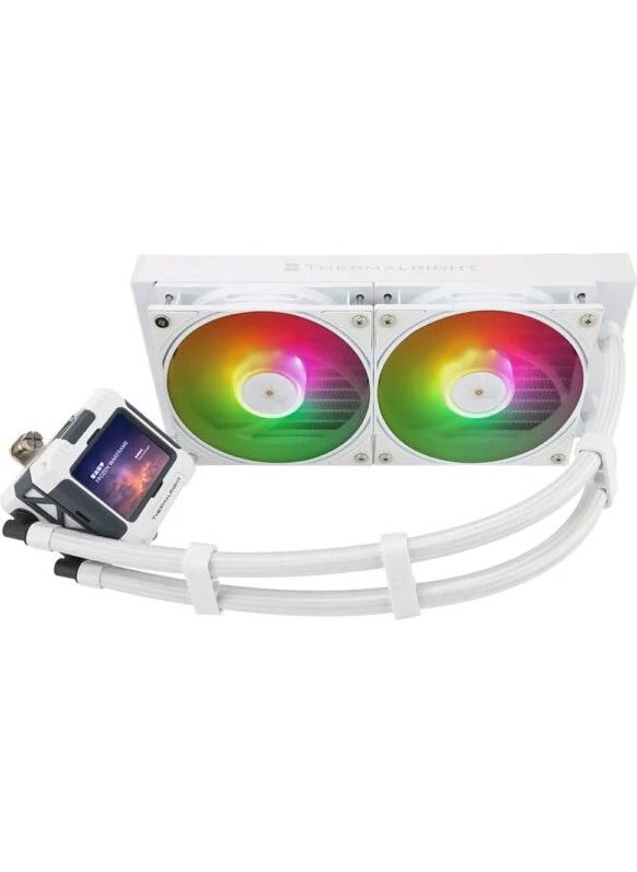 Thermalright - Frozen Warframe 240 White Argb 240MM Intel-Amd Compatible White Processor Liquid Cooler - Image 1
