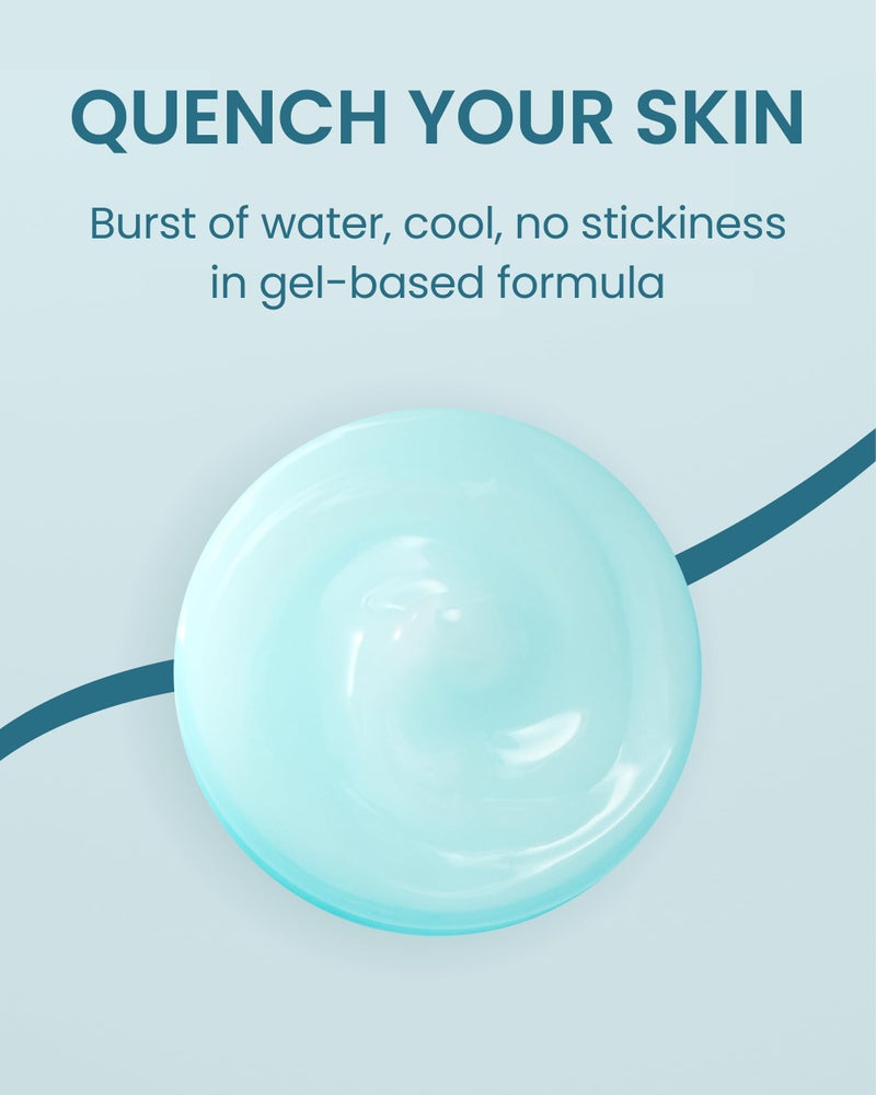 BEYOND Angel Aqua moisture Cream (5.1fl oz) - Instant Cooling, Hydrating, Soothing Lightweight Face Gel Moisturizer, Sleeping Mask. Korean Skin Care, Vegan. Cica, Hyaluronic Acid, Panthenol. - Image 4