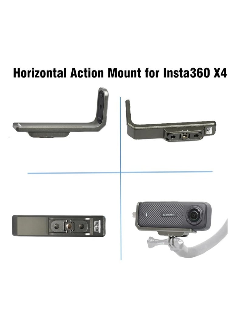 XICEN - Insta360 X4 panoramic camera horizontal mount accessory - Image 1