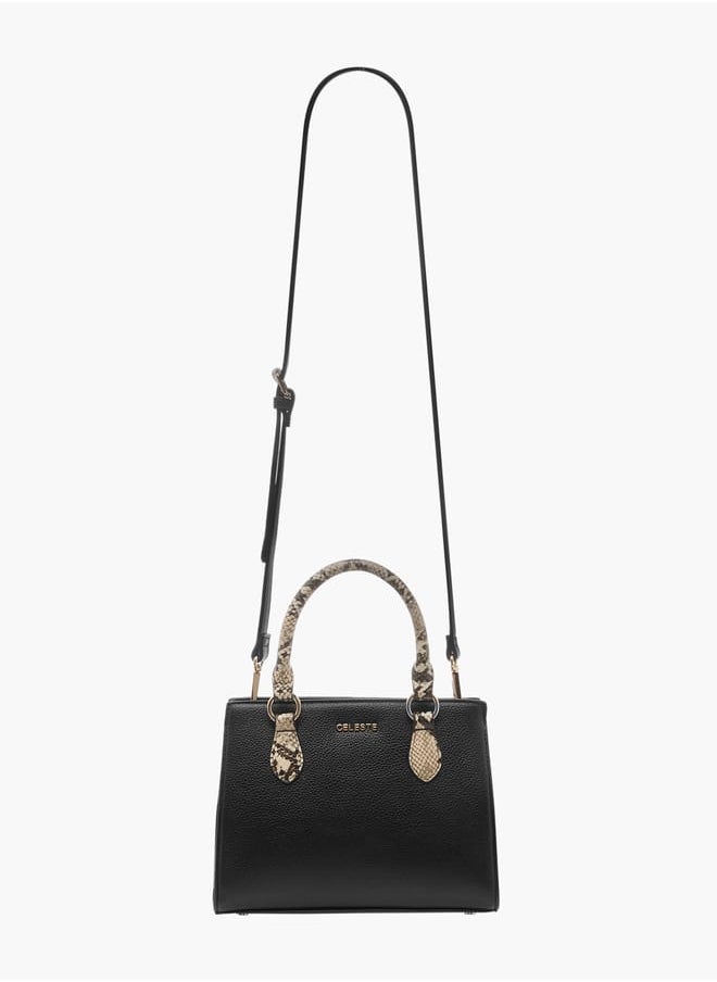 Celeste - Women's Animal Print Tote Bag with Adjustable Strap and Handles - Image 1