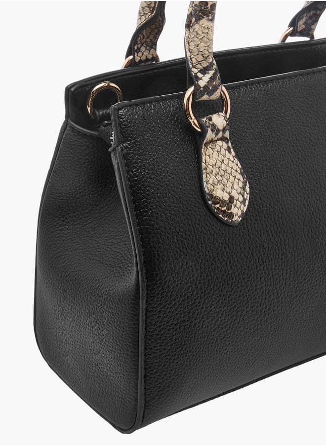 Celeste - Women's Animal Print Tote Bag with Adjustable Strap and Handles - Image 1