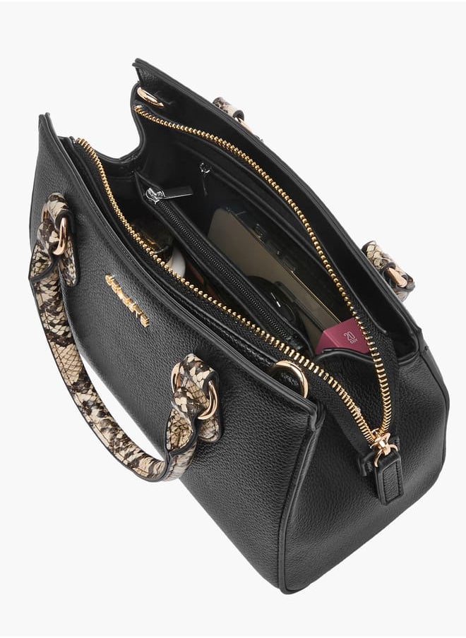 Celeste - Women's Animal Print Tote Bag with Adjustable Strap and Handles - Image 1