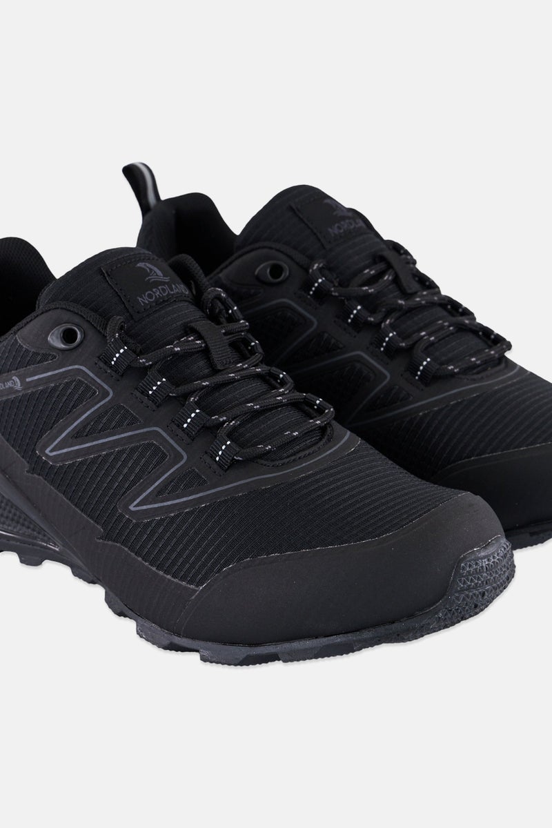 Nordland أحذية مشي للرجال برباط، سوداء - Image 3