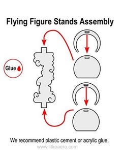 LITKO LITKO Flying Figure Stands | Levitating Character | Adventure Games | Compatioble with DND | 2 Pack | 25mm | (Round)  - Image 3