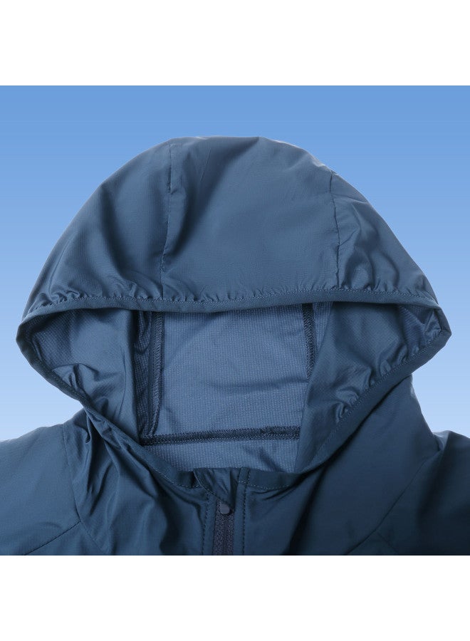 كاميل سترة واقية من الشمس باللون الأبيض البارد 25 واقي شمسي صيفي رياضي خفيف الوزن ملابس خارجية قابلة للتنفس للنساء والرجال ملابس واقية من الشمس - Image 5