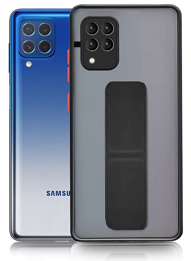 Wtech Strap Back Cover Case For Samsung Galaxy M62 Black - Image 2