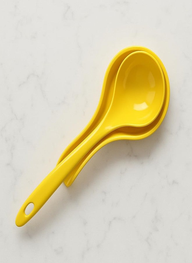 Reston Lloyd Kitchen Counter Utensil Spoon Rest, Ladles, Spaghetti Forks, & Spatulas, Durable BPA-Free Plastic - Dishwasher Safe, Décor, Space Saving Hanging Hole on Handle, Indigo - Image 5