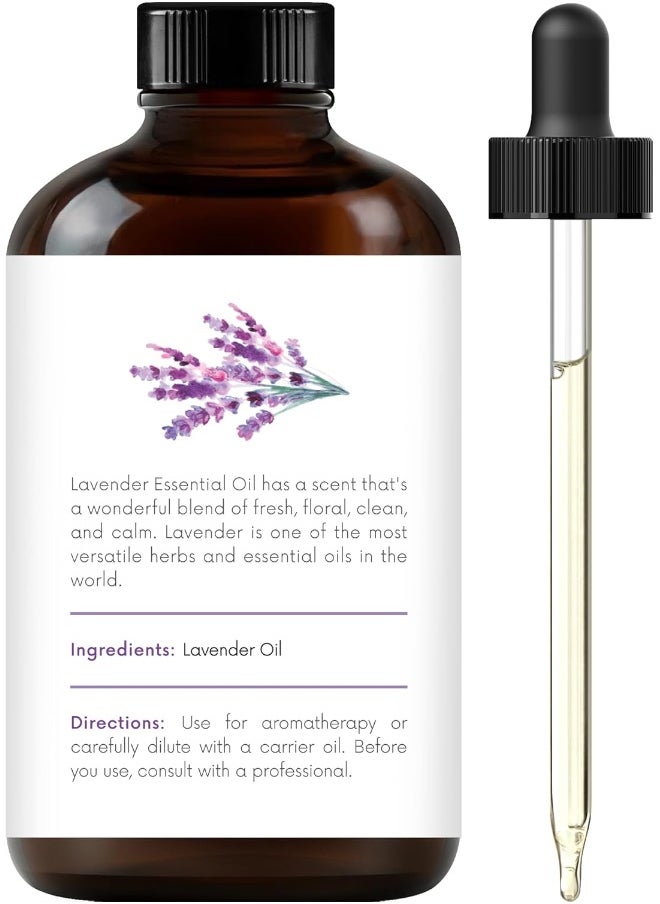 Handcraft Blends Lavender Essential Oil - Huge 4 Fl Oz - 100% Pure and Natural - Premium Grade with Glass Dropper - pzsku/Z757B8ABFC4AEF8831E87Z/45/_/1739961791/c1307f46-1a5b-47b8-a68e-2b8c97a05c49