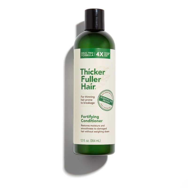 Thicker Fuller Hair بلسم تكثيف الشعر - بلسم مرطب للنساء - تركيبة خفيفة وطبيعية - بلسم لتنعيم الشعر - 12 أونصة - Image 1