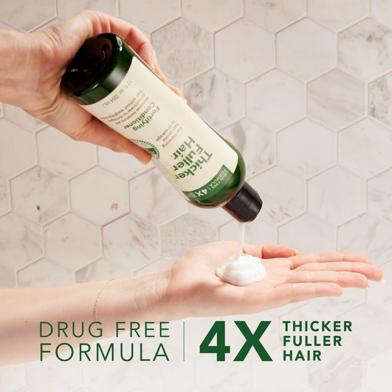Thicker Fuller Hair بلسم تكثيف الشعر - بلسم مرطب للنساء - تركيبة خفيفة وطبيعية - بلسم لتنعيم الشعر - 12 أونصة - Image 2