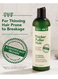 Thicker Fuller Hair Thicker Fuller Hair Fortifying Conditioner - Moisturizing Conditioner for Women - Lightweight, Natural Formula - Hair Smoothing Conditioner - 12 oz  - Image 2