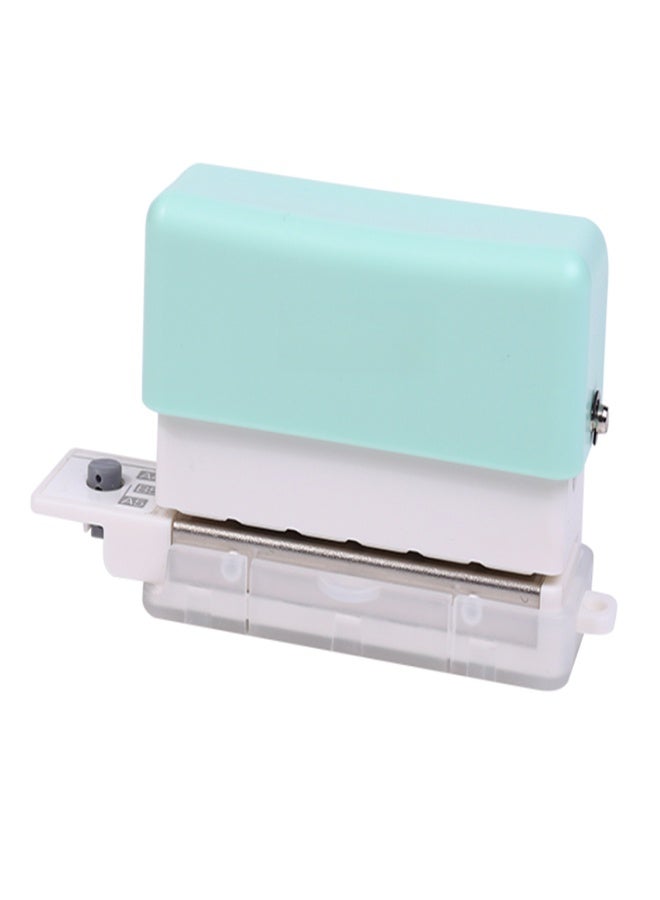 KW-triO 6-Hole Paper Punch Handheld Mini Puncher Support Multiple 20/26/30 Hole Punching 5.5mm Aperture for A4 A5 B5 Notebook Scrapbook Diary Planner Calendars Agenda Greeting Card DIY Office Home - Image 1