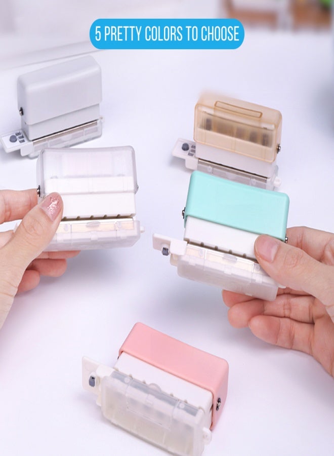 KW-triO 6-Hole Paper Punch Handheld Mini Puncher Support Multiple 20/26/30 Hole Punching 5.5mm Aperture for A4 A5 B5 Notebook Scrapbook Diary Planner Calendars Agenda Greeting Card DIY Office Home - Image 5